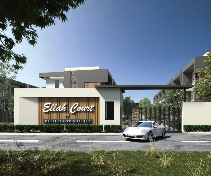 Ellah Court estate entrance, Katampe, Abuja